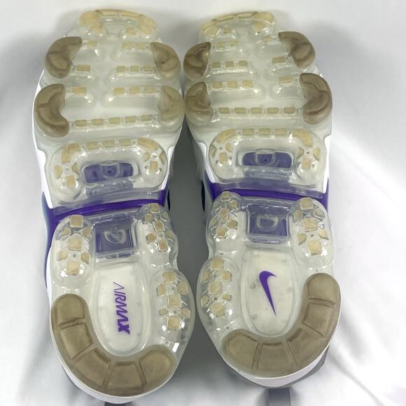 Nike Air VaporMax Plus VM Purple Teal Gradient White Cage Mens Sz 10 924453-101 main image 4